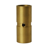 The PIERCE Brass Bushing for Jaw Pin, a cylindrical connector with a central hole, is highlighted against a crisp white background.