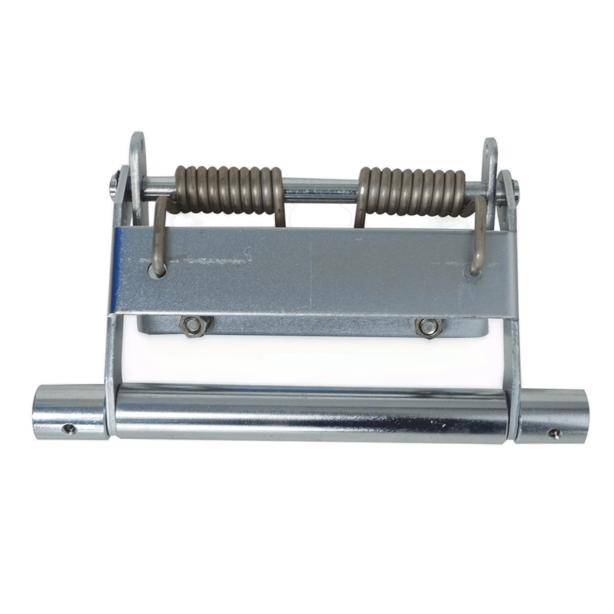 The PIERCE PSHV Series Cable Tensioner for Hydraulic Planetary Winches includes two tension springs and a cylindrical rod, making it ideal for precise cable adjustments.