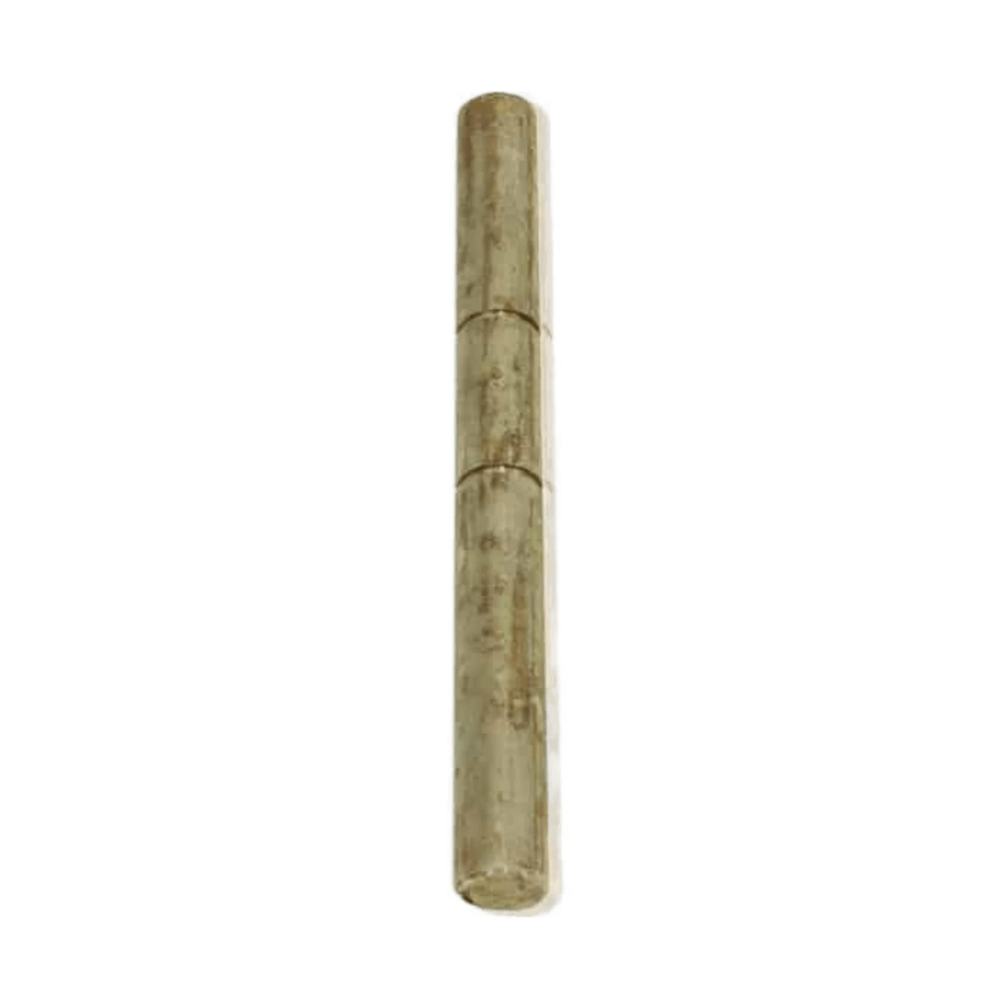 A single bamboo stick on a white background mirrors the precision and simplicity of a PIERCE Clutch Shaft for Worm Gear Winches.