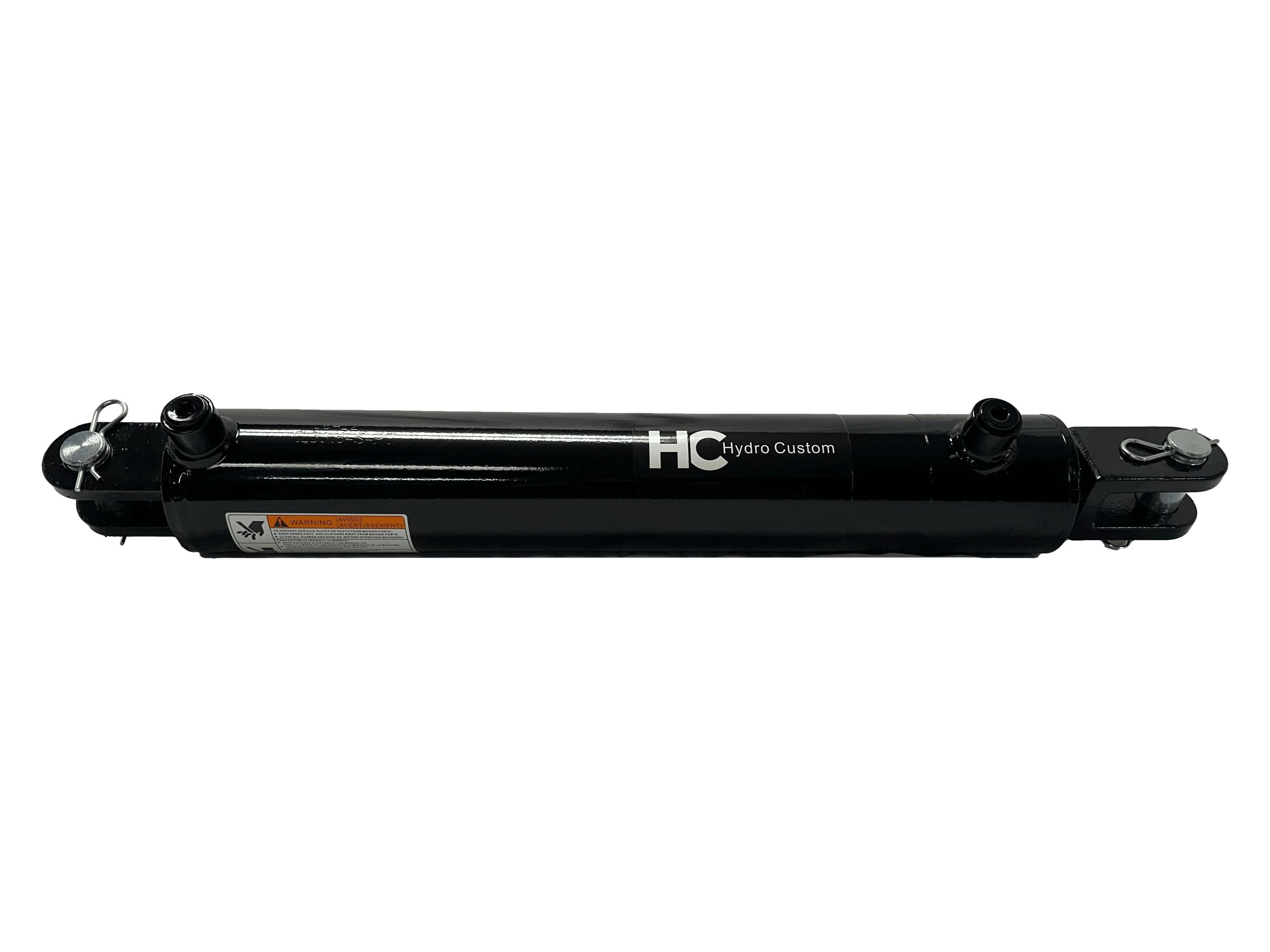 Introducing the PIERCE Welded Cylinder, boasting a 3-inch bore diameter and a 16-inch stroke, with a sleek black finish. Engineered to endure pressures up to 3000 psi, it's ideal for applications that demand durability and strength.