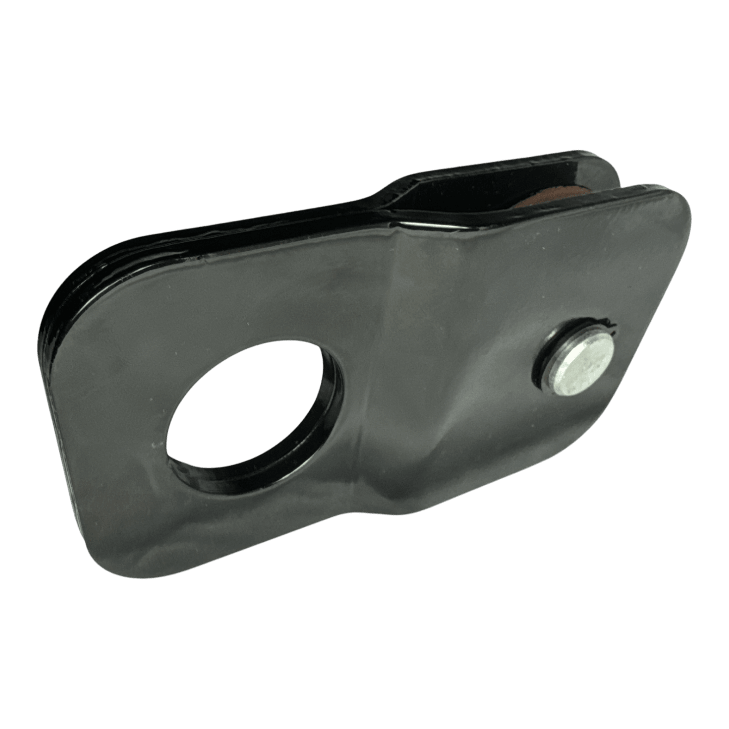 PIERCE's Snatch Block WLL 6,000 lbs features a circular opening and bolt, designed for rigging or towing applications.
