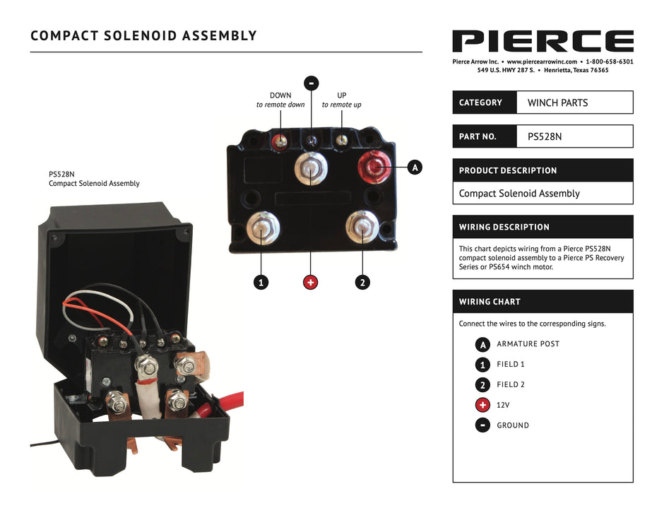 PS528N Solenoid Wiring Diagram