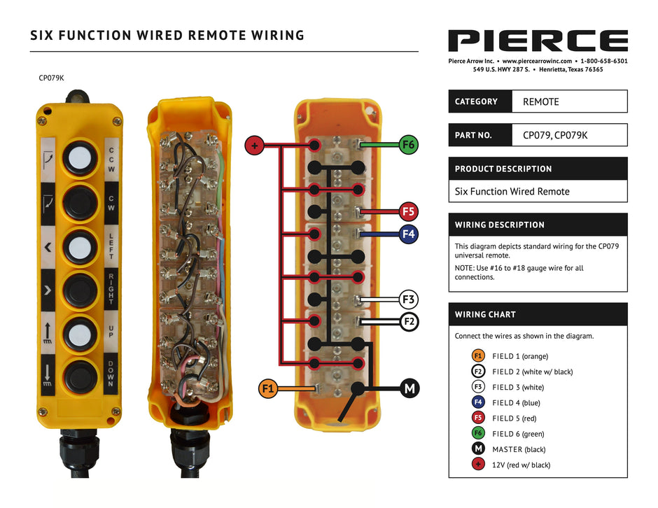 CP079(K) Wiring Diagram