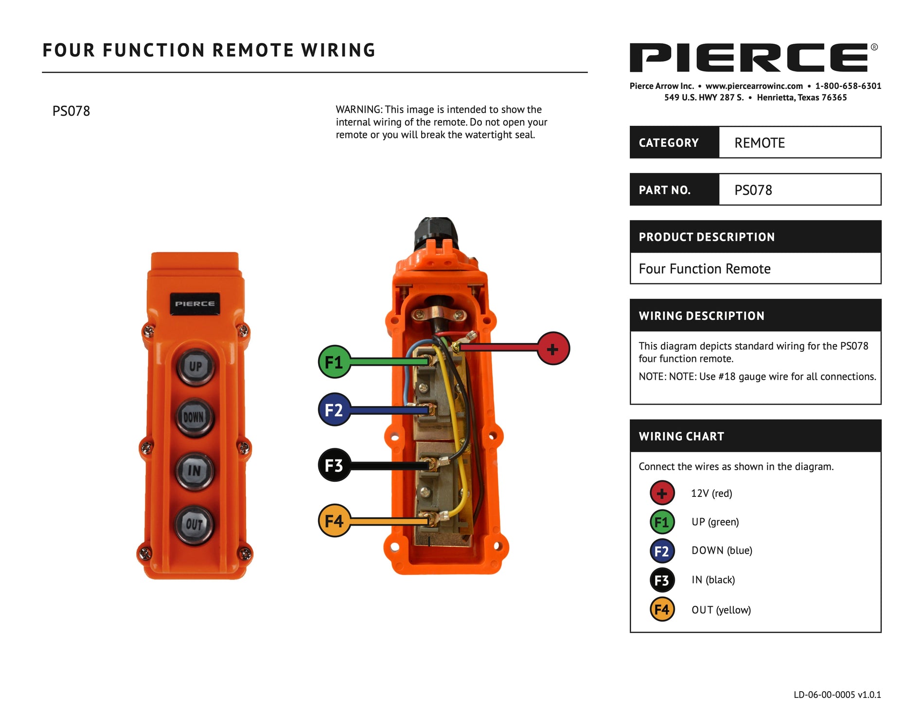 PS078 Wiring Diagram