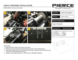 Cable Tensioner Installation