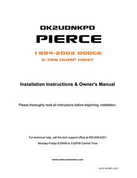 DK2UDNKPD Owner's Manual