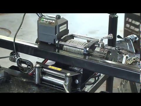 PIerce PS6000 Winch Installation on a Top Hat Trailer