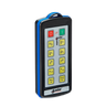 The 10 Function Lodar Replacement IP Transmitter from the 9000 Series by Lodar LTD features a sleek gray front panel with yellow buttons and red/green indicators, making it ideal for efficiently handling important tasks.