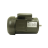 The WEG Electric Motors Corp. 110V Electric Worm Gear Winch Motor (Single Phase) features a label plate and protective casing, fits NEMA 56C mounts, and is compatible as a replacement for PS654-EK winch applications.