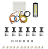 PIERCE 12 Function Direct Mount Wireless Air System for Jerr-Dan (Husco Valves) with control box, wireless remote, six locks, screws, and brackets—perfect for integrating with your Lodar system or other Jerr-Dan equipment.