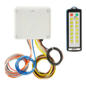 The Lodar Service 14 Function IP Wireless Actuator Control System (92 Series, FET Air Receiver, No Actuators) includes a control box with colorful wires and a rectangular remote with yellow-labeled buttons for wireless hydraulic valve control.