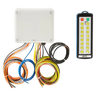 The Lodar Service 92 Series 16 Function IP Wireless Actuator Control System (FET Air Receiver, no actuators) includes colored cables and a black remote with multiple yellow buttons for wireless hydraulic equipment control.