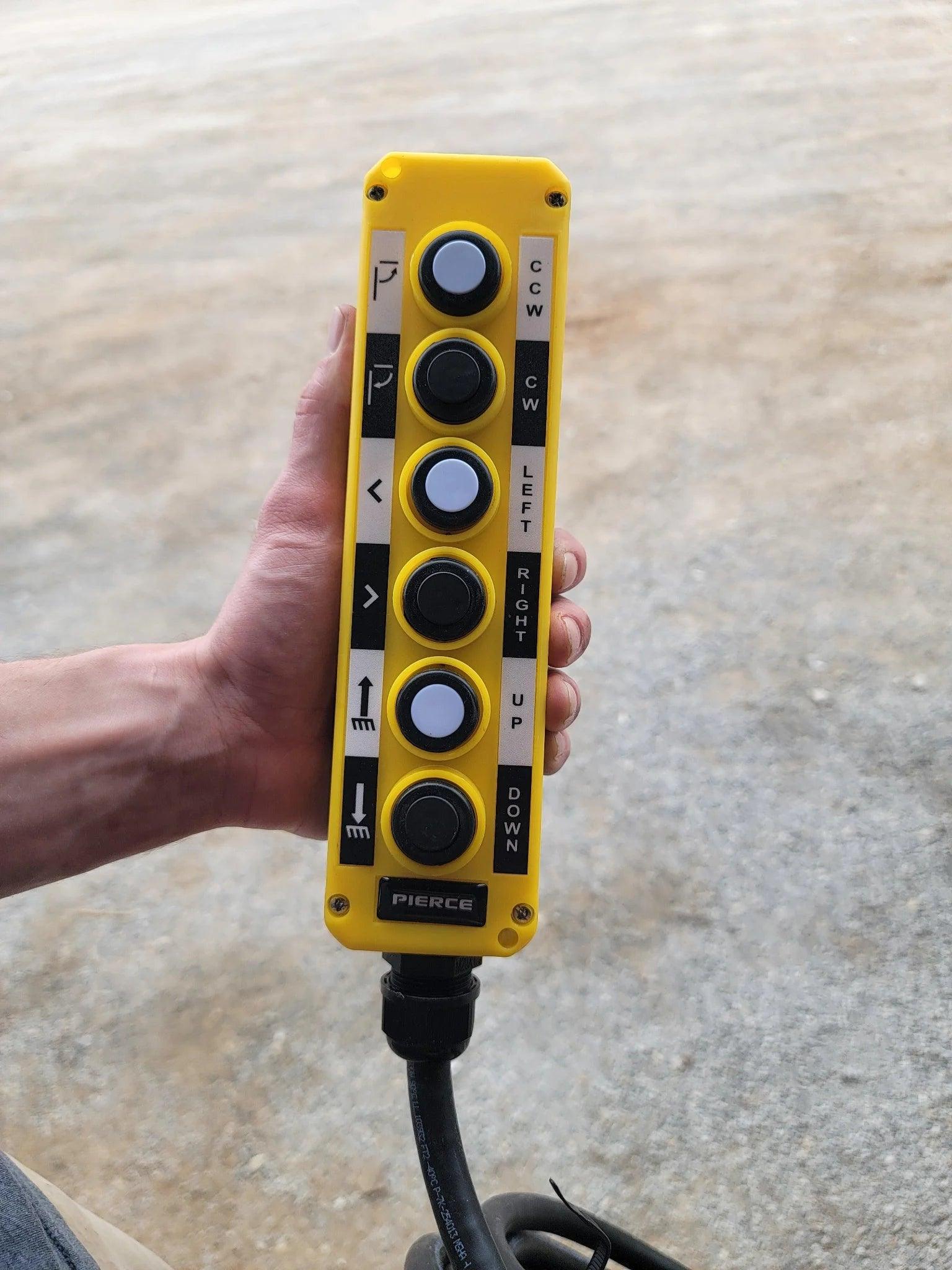 PIERCE Universal Momentary Pendant Control - 6 Button - 20ft Cord - PIERCE 
