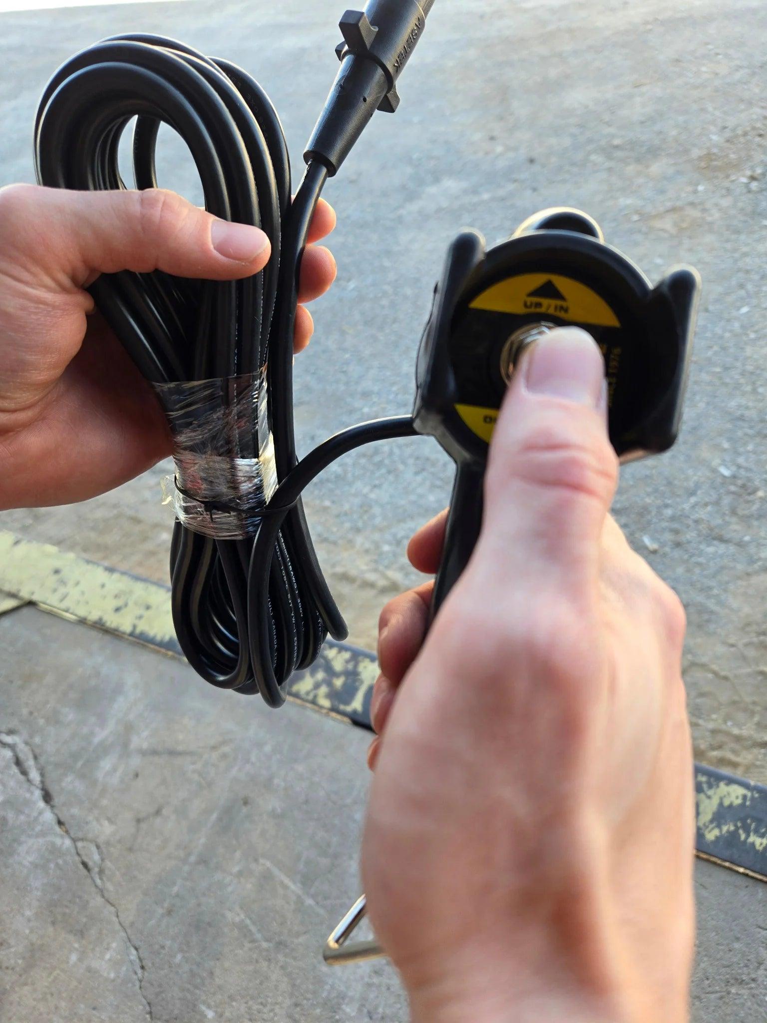 PIERCE Toggle Switch Remote - 20ft Cord - No Plug - PIERCE 