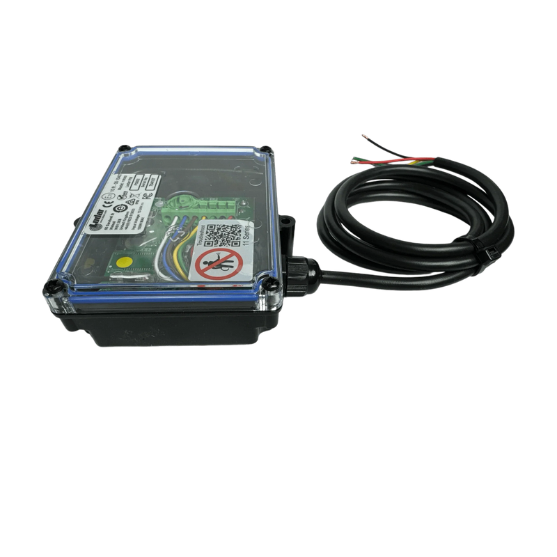 The PIERCE 2 Function 12/24V Replacement Receiver (PS Series) features a clear case, black cable with exposed colored wires, and an IP67 rating for lasting durability.