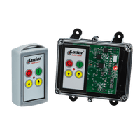 The Lodar LTD 92 Series 2 Function Standard Wireless Control System, featuring a FET Keypad Receiver without Master Output, includes arrow buttons for seamless operation and integrates smoothly into any wireless control system.