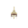 The PIERCE 2 Way Momentary Toggle Switch features three prongs and ON-OFF-ON labeling, making it ideal for winch remote control setups. Shown isolated on a white background.