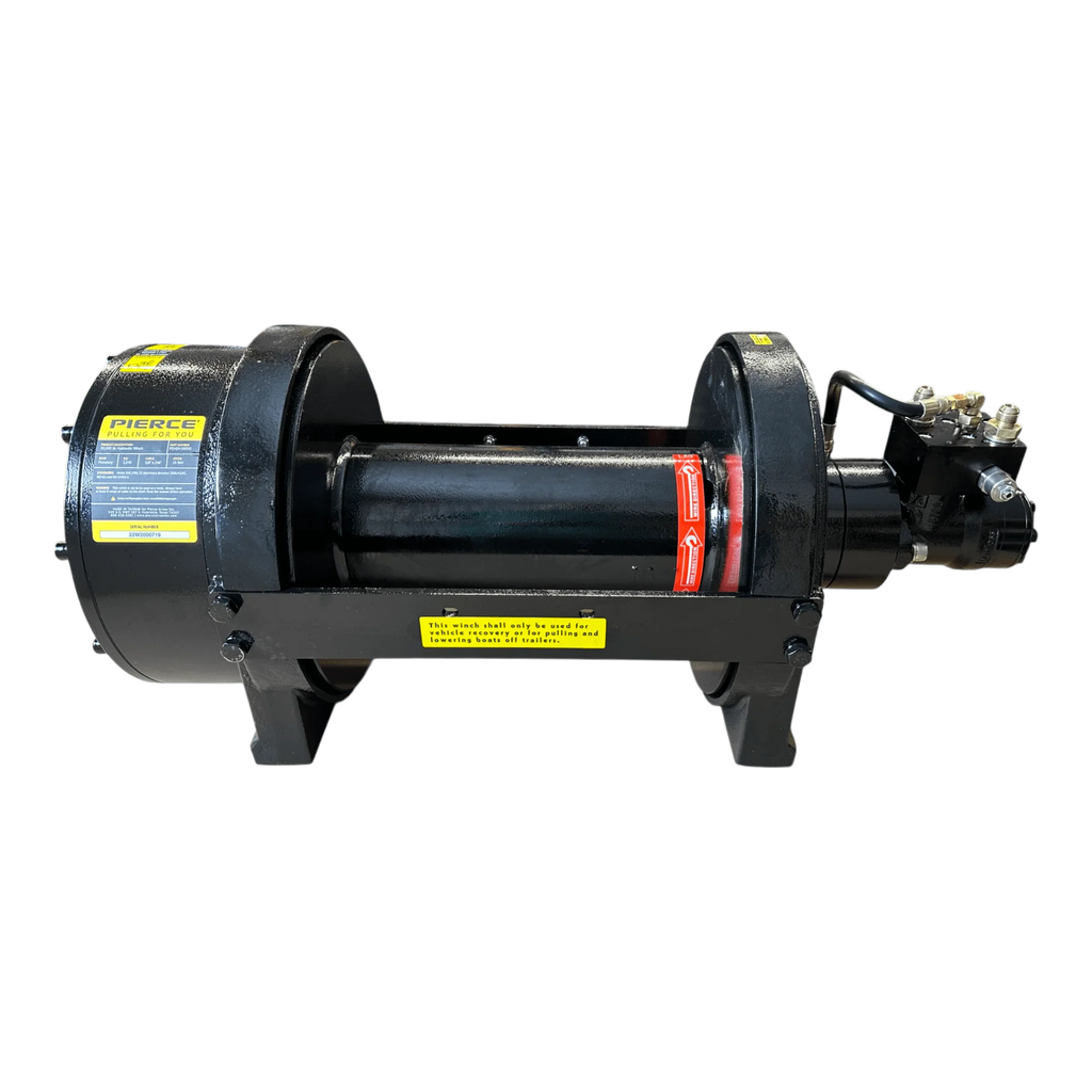 30,000 lb Hydraulic Recovery Winch | Narrow, Manual | Pierce – PIERCE
