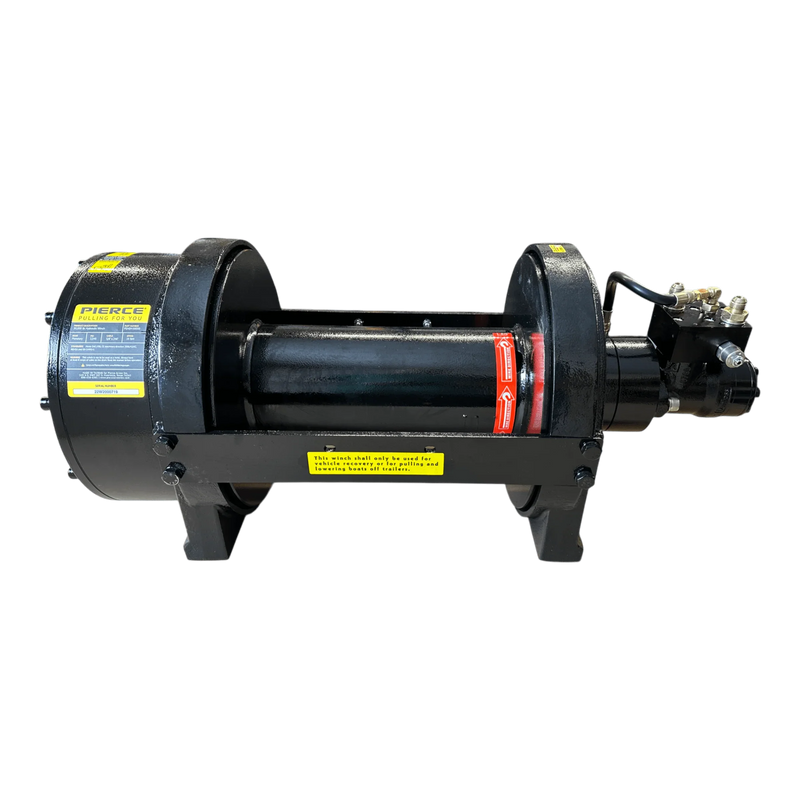 30,000 lb Hydraulic Recovery Winch | Narrow Drum, Manual
