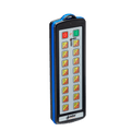 The 32 Function Lodar Replacement IP SHIFT Transmitter from Lodar LTD is a sophisticated remote control equipped with 20 yellow buttons, and features two prominent red and green buttons at the top. Its firmware guarantees smooth operation, offering precise control in any situation.
