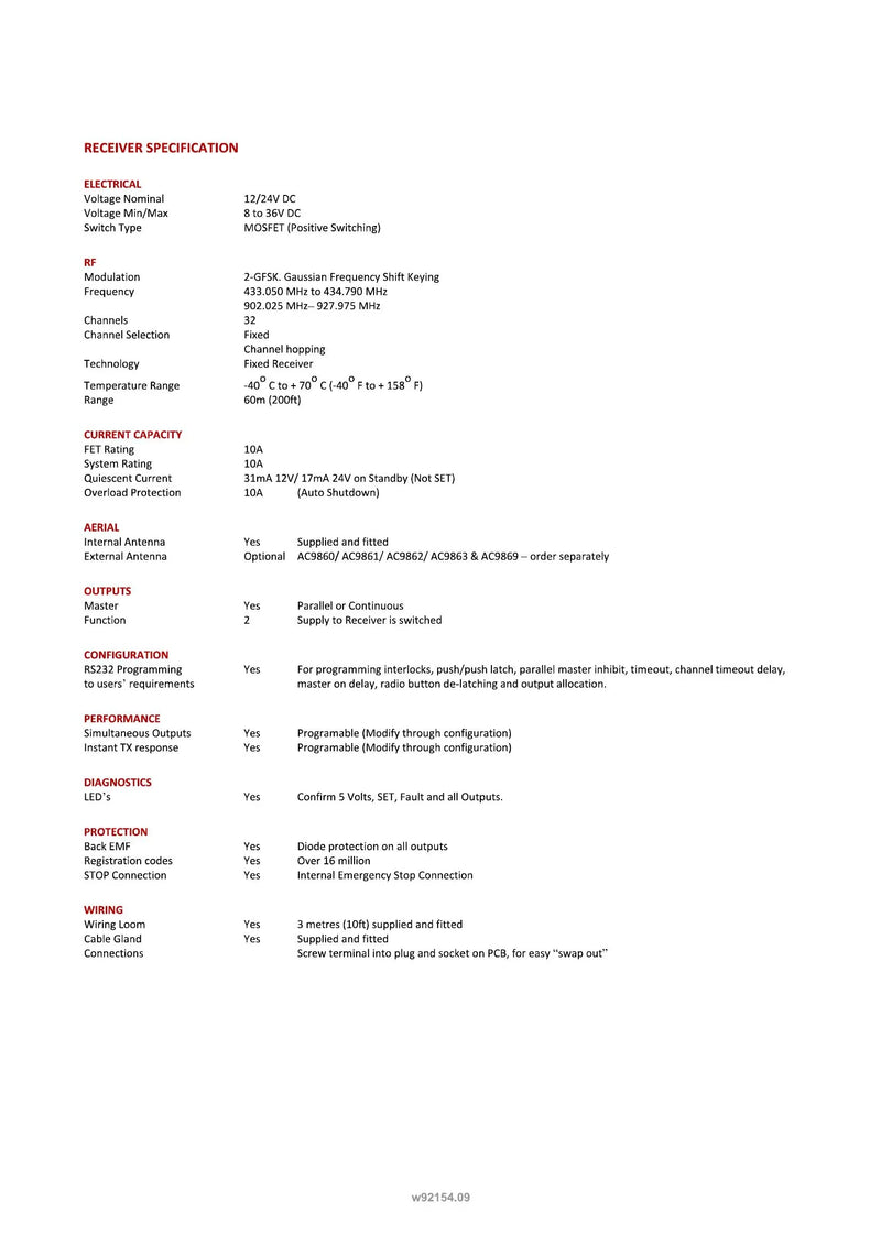 92154 - 4 Function Air System with Standard Transmitter — Page 2