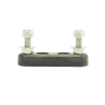 The PIERCE 400 Amp Fuse is a black rectangular clamp featuring two vertical metal bolts and nuts, shown on a white background, designed for system protection in high-powered applications.