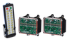 A remote control device with two electronic circuit boards, visible wiring, and components highlights the intricate design of a 40 Function controller within the Lodar LTD IP SHIFT Wireless Control System (92 Series) FET Receiver.