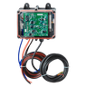 Clear box displaying the Lodar Service 4 Function Lodar Replacement FET Air Receiver | 92 Series with visible circuit board and black/red wires, perfect as an OEM replacement part for wireless control systems.