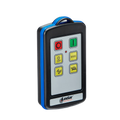 The 4 Function Lodar Replacement IP Transmitter from the 9000 Series, by Lodar LTD, is a remote control with six buttons that include pump, reverse, and power symbols. It is compatible with 92 series systems and prominently features the Lodar logo at the bottom.
