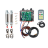 The Lodar Service 4 Function Standard Wireless Actuator Control System (92 Series, FET Air Receiver) includes sensors, wires, a control box, and connectors—perfect for managing industrial systems or integrating with pneumatic and hydraulic actuators.