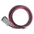 The Internal - Pierce Assembly Team 4 Gauge Wiring Harness features red and black heavy-duty cables with a gray quick disconnect and exposed wire ends, coiled neatly for convenience.