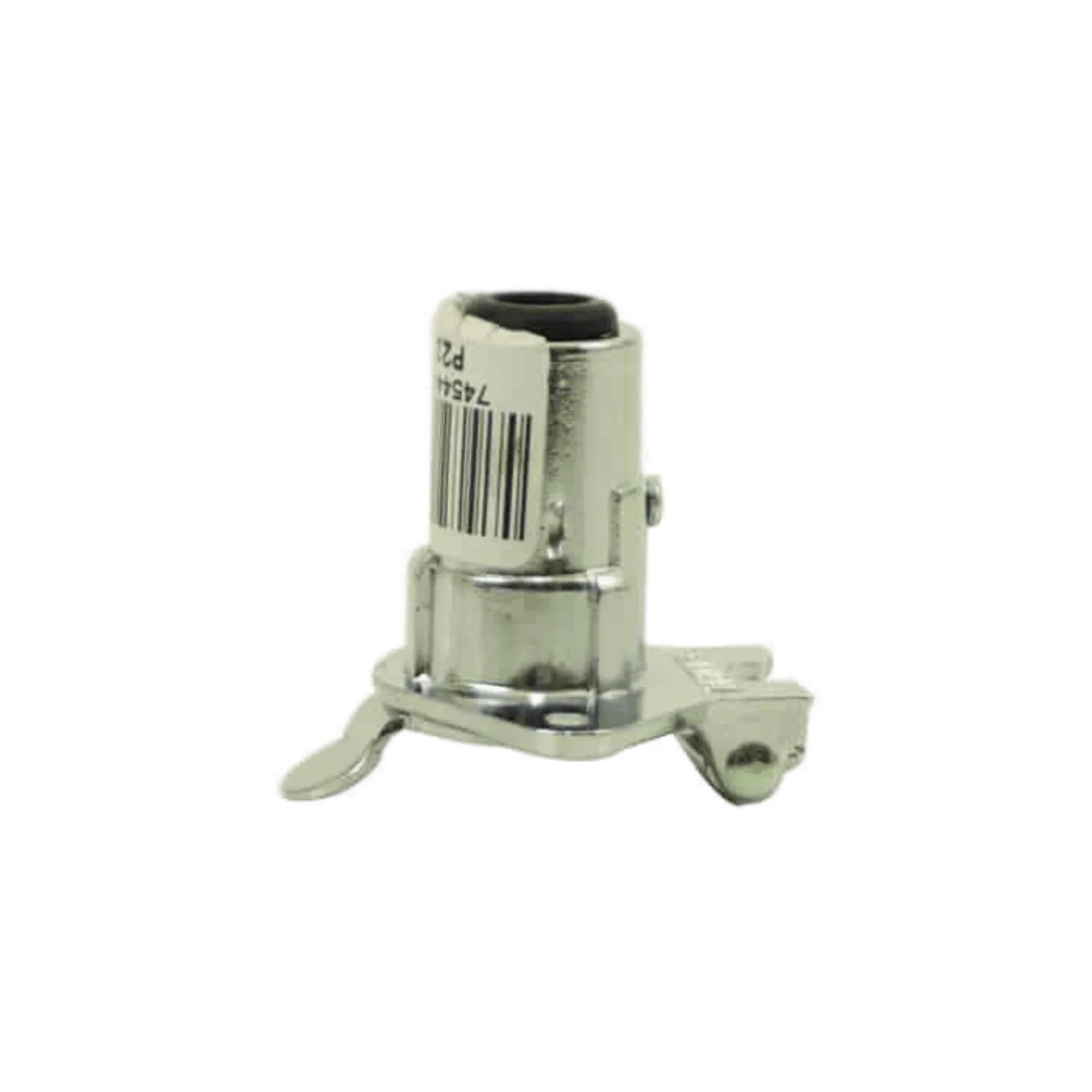 The 4 Prong Female Winch Plug by Standard Motor Products, Inc. is shown with a barcode label on a plain white background—ideal as a replacement for PS654 series winches and similar 4 prong female plug applications.