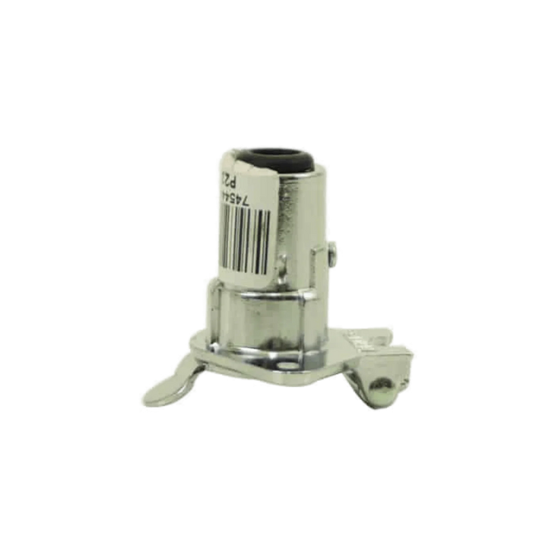 The 4 Prong Female Winch Plug by Standard Motor Products, Inc. is shown with a barcode label on a plain white background—ideal as a replacement for PS654 series winches and similar 4 prong female plug applications.