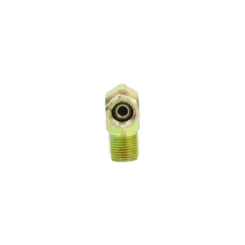 3/8" Male x 1/4" Female 90 degree Swivel Fitting Front View