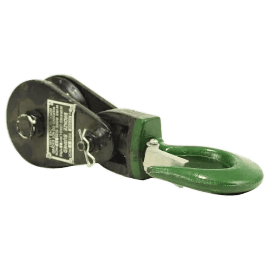 Snatch Block | 4,000 lbs | Safety Swivel Hook - PIERCE 