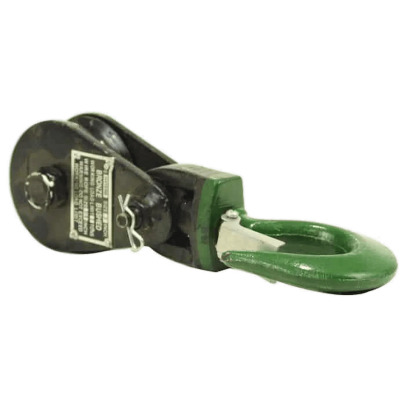 Snatch Block | 4,000 lbs | Safety Swivel Hook - PIERCE 