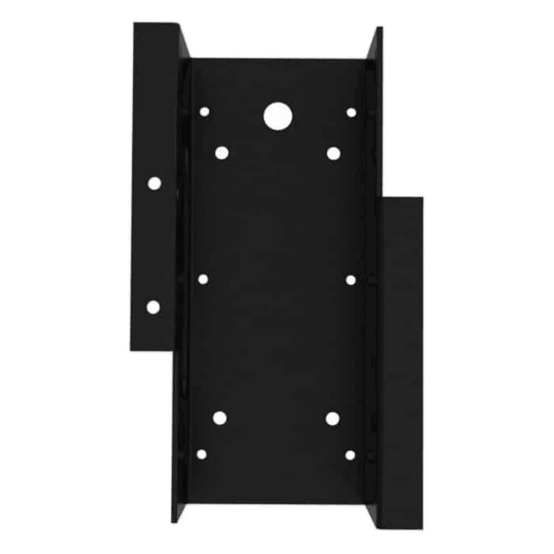 The Internal - Production Shop Standard Winch Mount 654 Series is a black, heavy-duty metal bracket with multiple holes, shown from above on a white background.