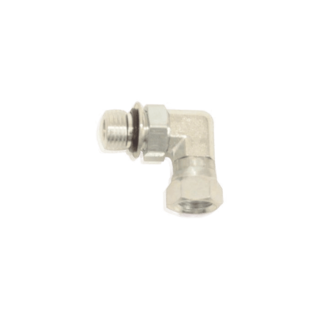 9/16" SAE x .25" 90 Degree Fitting