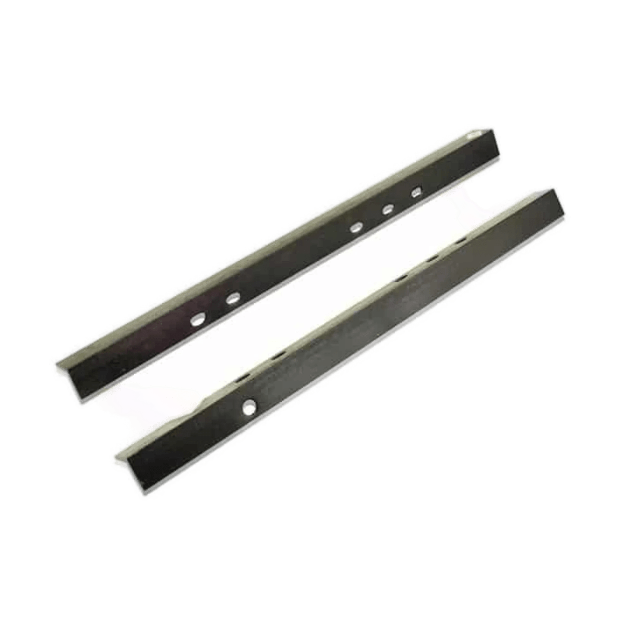 Two Internal - Production Shop Universal Angle Mounts with multiple holes for flush mounting are positioned parallel on a plain white background.