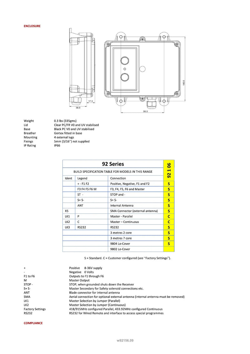 92156 - 6 Function with Standard Transmitter — Page 3