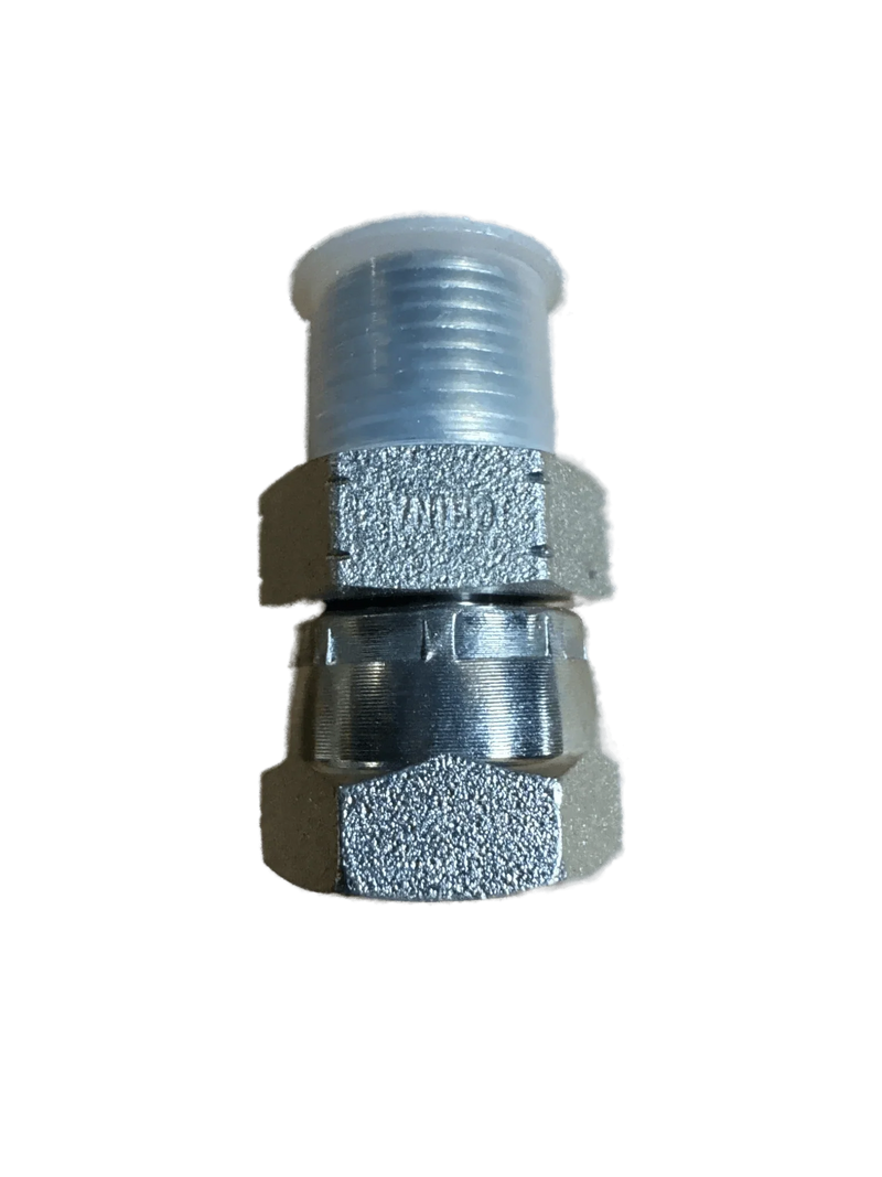 Hydraulics Restrictor Fitting - Pipe Thread - Swivel - Male 3/8 in x Female 3/8 in - 1/16" Hole