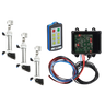 The Lodar Service 6 Function IP Wireless Actuator Control System (92 Series, FET Air Receiver) includes four linear actuators, a handheld remote, and a wired control unit with exposed circuit board for wireless valve control.