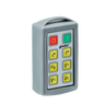 The 6 Function Lodar Replacement Standard Transmitter from Lodar LTD features a gray design with buttons, including red and green power symbols, and BED labels. It integrates seamlessly with the 9000 Series for enhanced control efficiency.