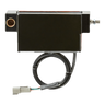 Black rectangular electronic device with wire and gray connector, from Actus Manufacturing Inc; ideal as a Replacement Actus Actuator.