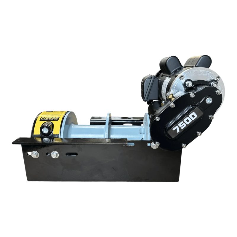 11,000 lb 110V Worm Gear Winch | 11 in Split Drum