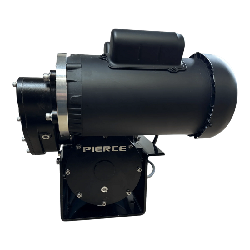 PIERCE 110V Electric Winch – 7,500 lb, 8" Split Drum by PIERCE shown against a plain white background, highlighting its durable build and practical dual pull points for versatile use.