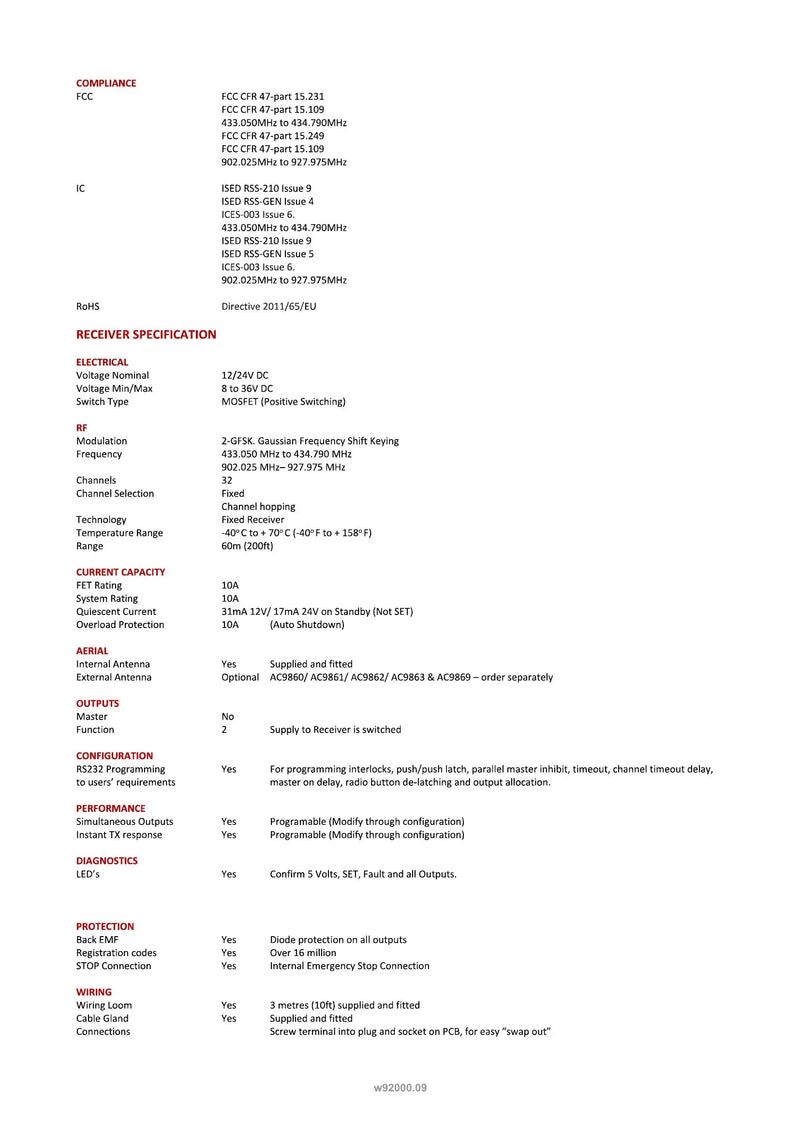 92000 - 2 Function with Mini Transmitter — Page 2
