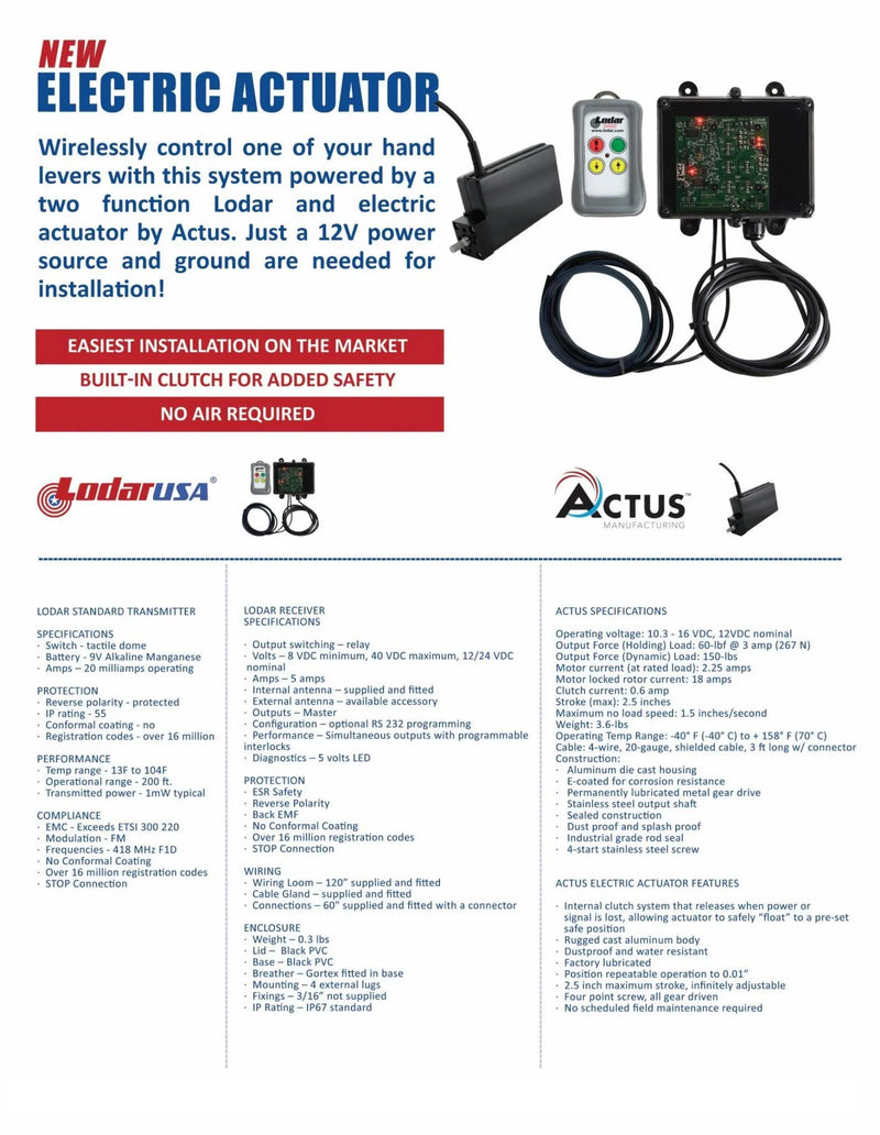 92150A - Electric Actuator Kit — Page 1