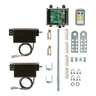 PIERCE Lodar Wireless Electric Actuator Control System - 4 Functions offers reliable actuator-based wireless operation with motors, control box, remotes, metal brackets, rods, bolts, and installation hardware.
