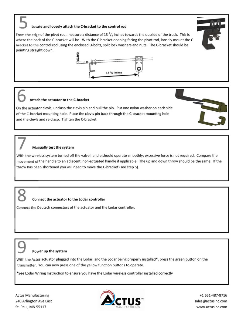 9215XA - Installation Instructions - Electric Actuator — Page 2